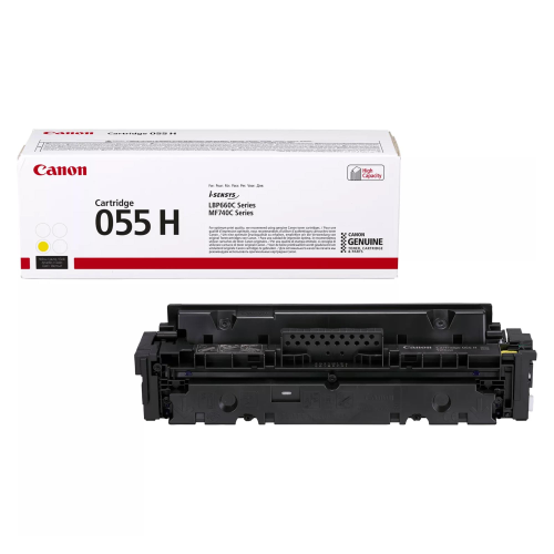 CANON 055H TONER ORIGINALE ALTA CAPACITA' 5.900 PAG COLORE GIALLO